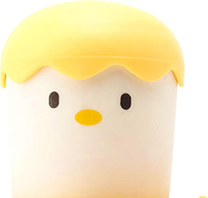 Cartoon Eggshell Dish,Cleaning Brush Long Lasting,Easy to Grip Cute Kitchen Scrub Brush,for Fresh Eggs and Incubator Scrub Brush for Washing Dishes Kitchen Utensils (Yellow)
