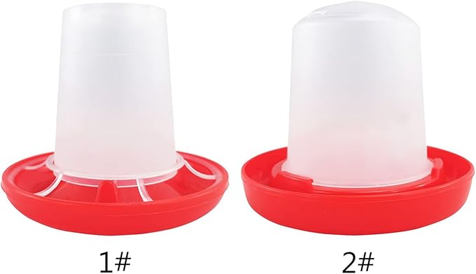 Baby Chick Feeder Waterer 0.35Lbs Chicken Feeder 5.4 Ounce Chicken Waterer Small Birds Poultry Feeding Equipment Kit Chick Waterer And Feeder Baby Chick Waterer Jar For Brooder No Drown Small No
