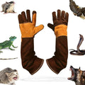 Animal Handing Gloves Bite Proof,Leather Welding Gloves,Multipurpose Puncture Proof Glove for Dog,Cat,Reptile,Snake