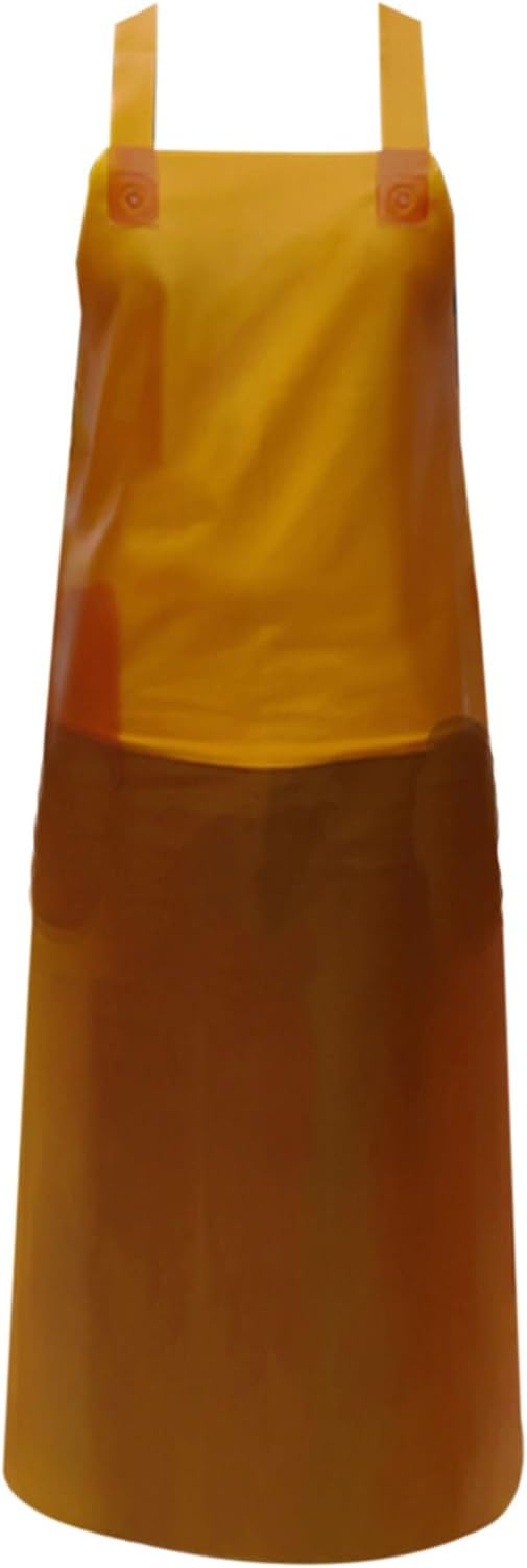 Extended Cowhide Apron Water Proof Oil-resistantly and Wear-resistantly Industrial Aprons H-shaped Shoulder