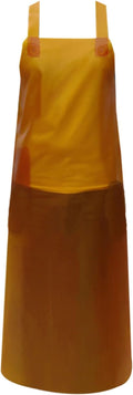 Extended Cowhide Apron Water Proof Oil-resistantly and Wear-resistantly Industrial Aprons H-shaped Shoulder