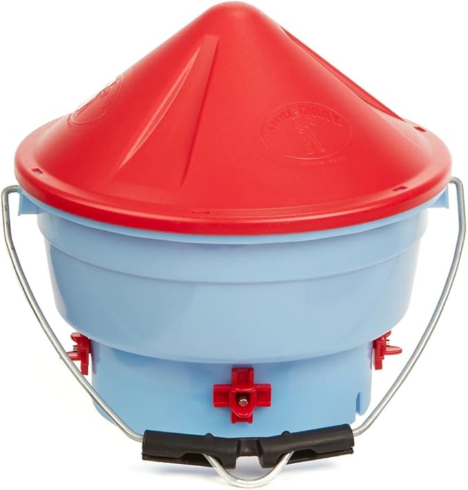 Little Giant® Deluxe Hen Hydrator | 1 Gallon | Gravity Fed Poultry Waterer | Durable Water Dispenser for Flocks | Made in USA