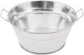 American Metalcraft MTUB63 Natural Galvanized Tub with Side Handle - 27 oz, 6-Inch