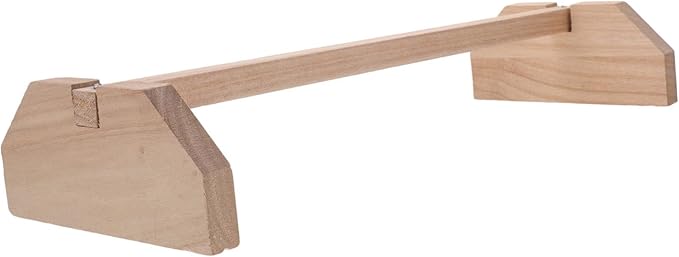 Healifty Wooden Parrot Stand Natural Chick Perch Roosting Bar for Chicken and Birds Household Bird Stand for Coop and Brooder Training Playground