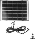 Pet Deluxe 7W Solar Panel for Chicken Coop Door, USB-C Charging Type Port with New Cold-Proof Material Practical & Reliable 6V Waterproof Solar Panel Battery Charger 9.8 Feet Cord
