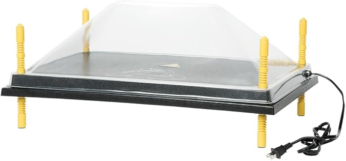 Premier 1 Chick Heating Plate Kit with Adjustable Legs | Includes Anti-Perch Cover | 16"x24" Plate Warms Up to 50 Chicks