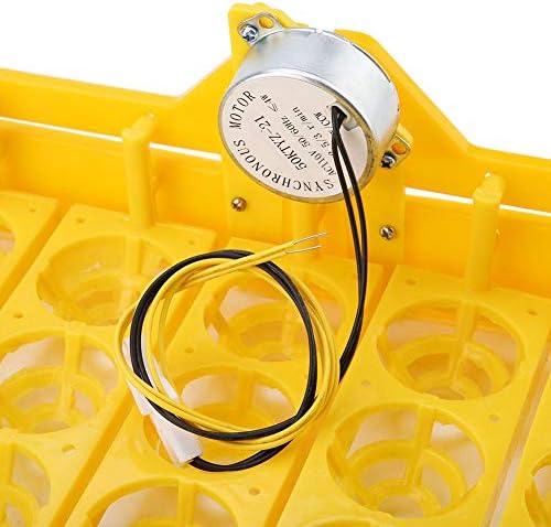 Eggs Incubator Turning Tray Tool, 56 Eggs Turner Tray with Automatic Turning Motor for Chicken Duck Bird Quail(110V Motor)