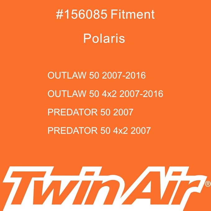 Dual Stage Foam Air Filter for Polaris - Fits Scrambler/Predator/Outlaw 50 (2007-2016) - High Performance Engine Protection for ATV's. (OEM Part # 5431983)