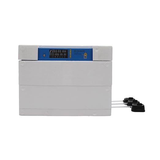 Eggs Automatic Incubator, 110V 80W Fully Automatic Egg Hatching Incubator 128 Eggs Incubator Poultry Hatcher w/Automatic Turning & Temperature for Hatching Duck & Goose Eggs (128 Eggs)