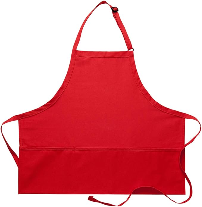 DayStar Apparel 200XL Extra Large Three Pocket Bib Apron