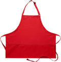 DayStar Apparel Premium Quality 3-Pocket Bib Apron with Adjustable Neck and Extra Long Ties - Style 200