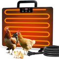 Chicken Coop Heater Radiant Heat Panel,Heat Warmer for Chicken Coop,Chicken Heater with Control Timing Function & Adjustable Temp for Chicken Kitten Pet Animal