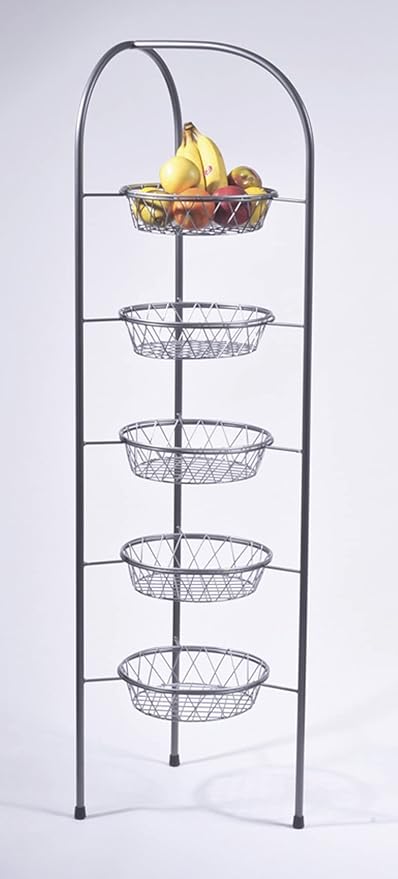 G.E.T. IR-905 Gray 12 Deep Iron Powder Coated Wire Baskets Collection