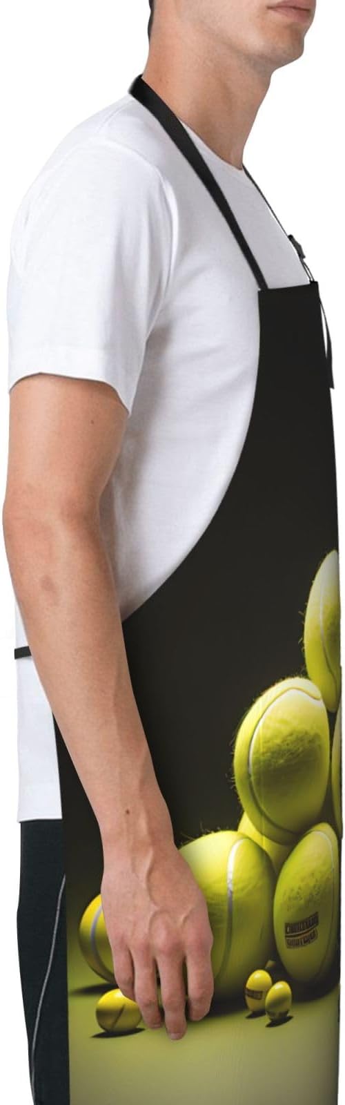 Tyrannosaurus rex Heavy Duty Waterproof Apron with Pockets for AdultsResistant Grilling, Gardening, Painting