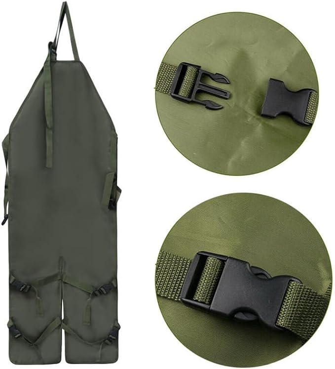 Gardening Apron with Pockets for Women & Men, With Adjustable Straps,Ideal for Gardening, Cooking, Painting