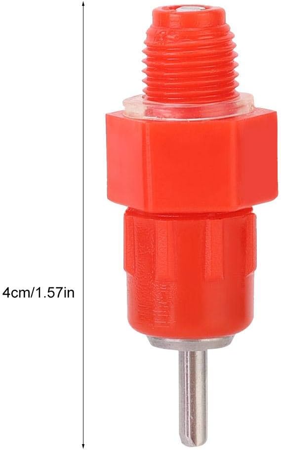 100Pcs Chicken Feeder Nipples, Poultry Nipples Automatic Chicken Water Nipple Drinker Poultry Waterer Water Dispenser Poultry Hen Duck Goose Water Fountain Drinking Feeder