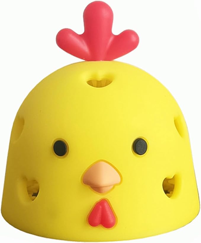 Silicone Egg Brush Cleaner Efficient Scrubber for Eggs Kitchen Multifunctional Reusable Tool for Lovers (Brown)