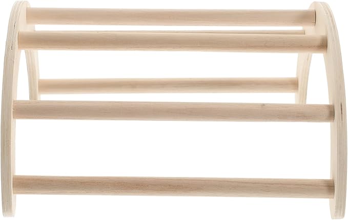 Wooden Bird Stand Play Stand Chicken Roosting Bar Parrot Training Rack Chicken Coop Toy