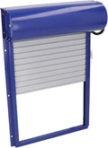 TOPINCN Automatic Chicken Coop Door with Timer, Protect Poultry from LED Display Controller, Iron Sheet Metal Frame, for Chicken, Duck and Goose (US Plug)