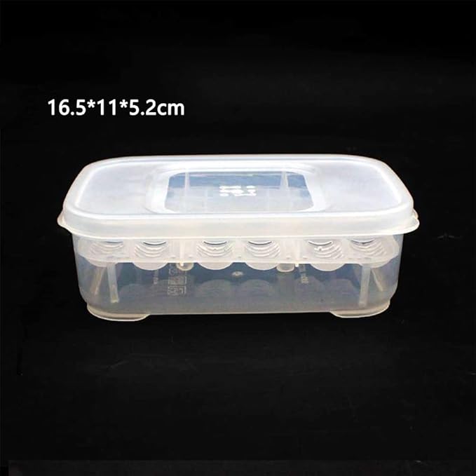 12 Grids Reptiles Eggs Incubator Tray,Incubation Box for ing Snake, Lizards, Gecko Egg,Reptile Breeding Box Reptile Transparent Box Incubator Supplies