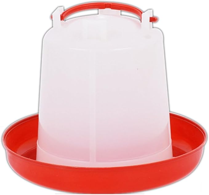 Automatic Chick Feeder and Waterer Set,Poultry Drinker&Chicken Water Cups,Hanging Chicken Feeder, Quail Water Dispenser for Duck Baby Chicks Turkeys Outdoor Farm