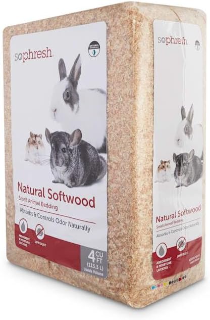 SO PHRESH Natural Softwood Small Animal Bedding 4 cu. ft.