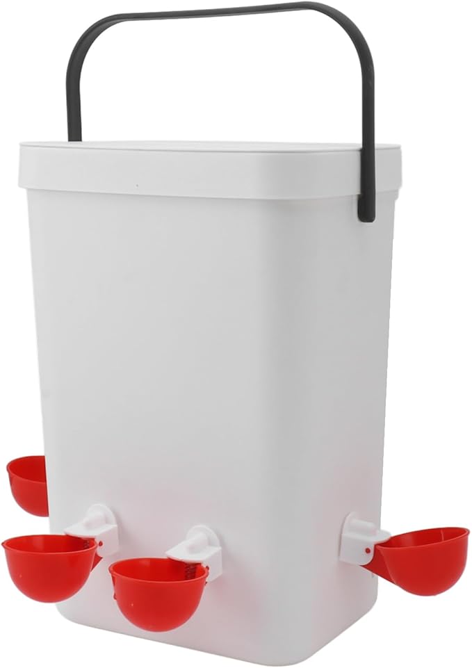 Large Capacity 12 Liter Automatic Chicken Waterer and Feeder Set Portable Poultry Hydration System