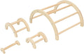 Wooden Chicken Perch Stand Arch Shape Stable Structure Chick Roosting Bar Grinding for Pet Coop Farm House Garden