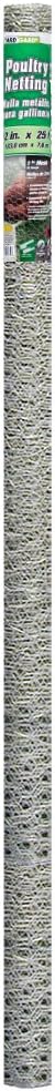 YARDGARD 308408B Mesh Poultry Netting, 6 Foot x 25 Foot, Galvanized