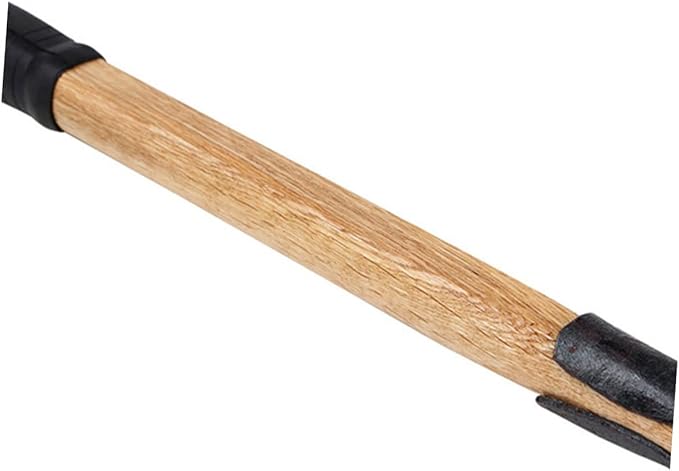 Yardwe Garden Hoeing Tool Set Metal Hoe Wooden Handle Garden Puller for Gardening Hand Tools Small Steel Hoeing for Outdoor Farm
