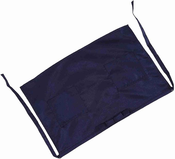 Ymiko Apron, Half Length Aprons With Pockets for Kitchen or Serving