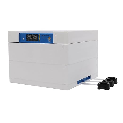 128 Eggs Incubator, Intelligent Automatic Egg Rotating Incubator with Auto Turning and Temperature Humidity Control, Automatic Digital Poultry Hatcher Machine for Chicken Duck Quail Eggs
