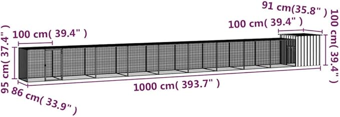 Extra Large Chicken Cage, Expandable Galvanized Steel Poultry Run, Secure Outdoor Coop for Backyard Hen Enclosure, Weatherproof Metal Pen