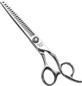 Fenice Peak 7 inch Traceless Thinning Dog Grooming Scissors Professional Dog Shears Made of Japanese 440C Stainless Steel with Jewelled Screw Trimming Cutting Scissors Durable and Sharp