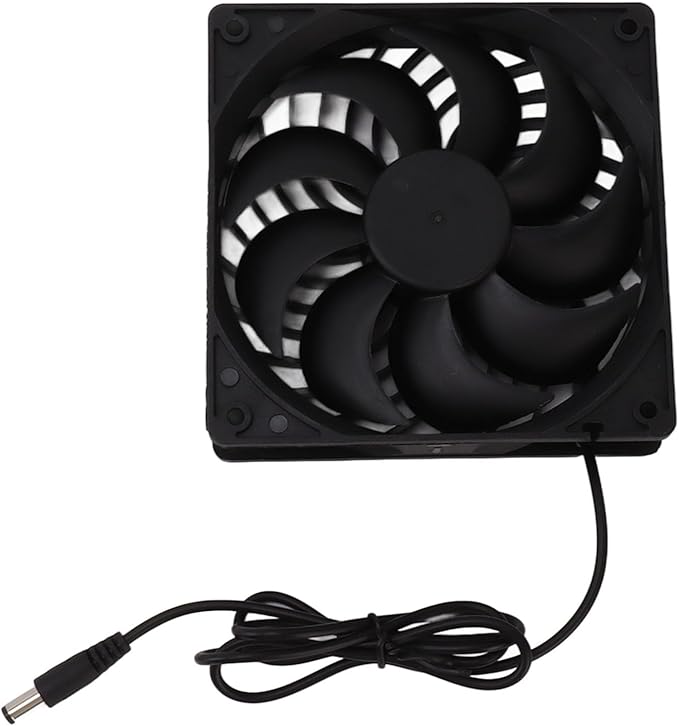 TOPINCN 10W Solar Powered Dual Exhaust Fan Kit for Chicken Coops Greenhouses Sheds, Energy Efficient with Powerful Ventilation