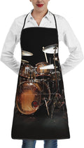 Cute Colorful Dog Paw Printed Unisex Bib Aprons BBQ Cooking Kitchen Aprons for Women Men Chef