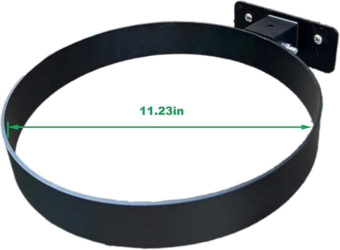 5-Gallon Bucket Holder, Wall-Mounted Istallation,Applicable to Courtyards, Warehouses, and Horse Farms (Excluding Buckets) (Black 1 PCS)