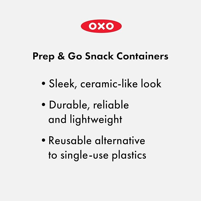 OXO Good Grips Prep & Go Snack & Dip Container