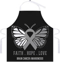 Bahamas Map Flag Apron,Waterproof Unisex Adult Aprons with Pockets Kitchen Baking Aprons