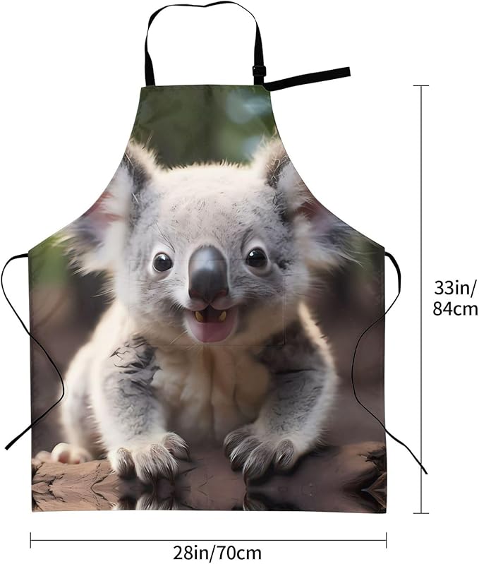Dogs and Roses Heavy Duty Waterproof Apron with Pockets for AdultsResistant Grilling, Gardening, Painting