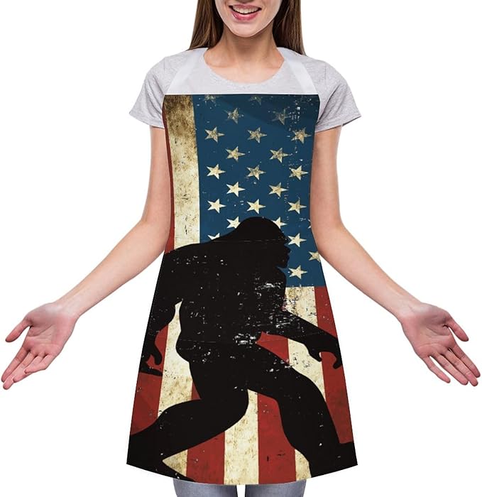 Bahamas Map Flag Apron,Waterproof Unisex Adult Aprons with Pockets Kitchen Baking Aprons