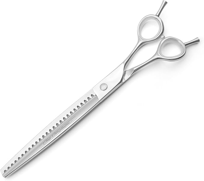 Chris Christensen Classic Series Grooming Shears, 8 in Chunky Blender Shear, Groom Like a Professional, Any Skill Level, Made From 440C Japanese Steel