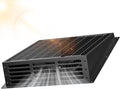 25W Solar Fan for Chicken Coop, 430CFM Solar Exhaust Fan with IP67 Waterproof Solar Panel-No Wiring Required, Easy Install Greenhouse Fan for Shed, Attic,Barn, Dog House