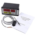 Multifunctional Automatic Incubator Thermostat Temperature Humidity Controller for Eggs Black