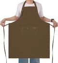 Yuubin Extra Large Aprons for Men Adjustable Button Apron with Pockets Chef Cooking Kitchen Aprons Women,Water&Oil Resistant