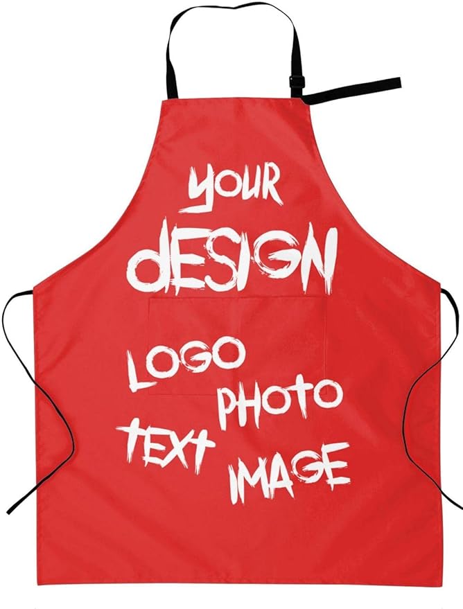Shark Jumping Home Aprons 2 Pockets 33"×28" for Men Women, Ocean Sea Waterproof Kitchen Cooking Bib