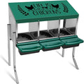 Tgeyd Nesting Boxes - 3 Holes for Laying Eggs - Chicken Brooder Box with Perch - Coops for 3 Up to 12 Chickens