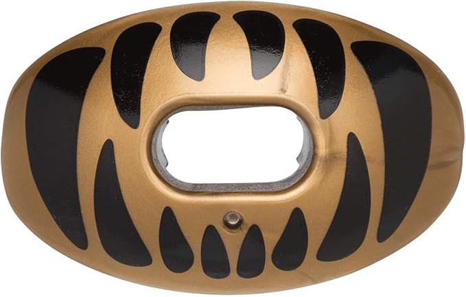 Battle Oxygen Predator Football Mouthguard – Maximum Oxygen Sports Mouth Guard – Mouthpiece Fits With or Without Braces – Impact Shield Protector for Lips and Teeth
