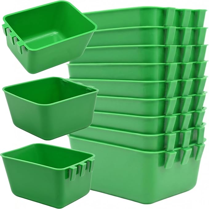 10 Pcs 16 Oz Cage Cups Chicken Feeder Waterer Chicken Water Cups Rabbit Feeder