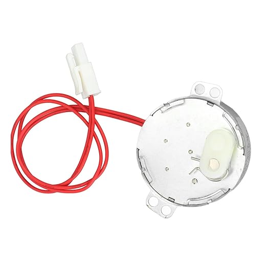 FLEXMAN Egg Tray Turning Motor, 4W Egg Turner Rotator Incubator Motor, Portable Professional Electric Synchronous Motor with Connector for Incubator (12V AC)